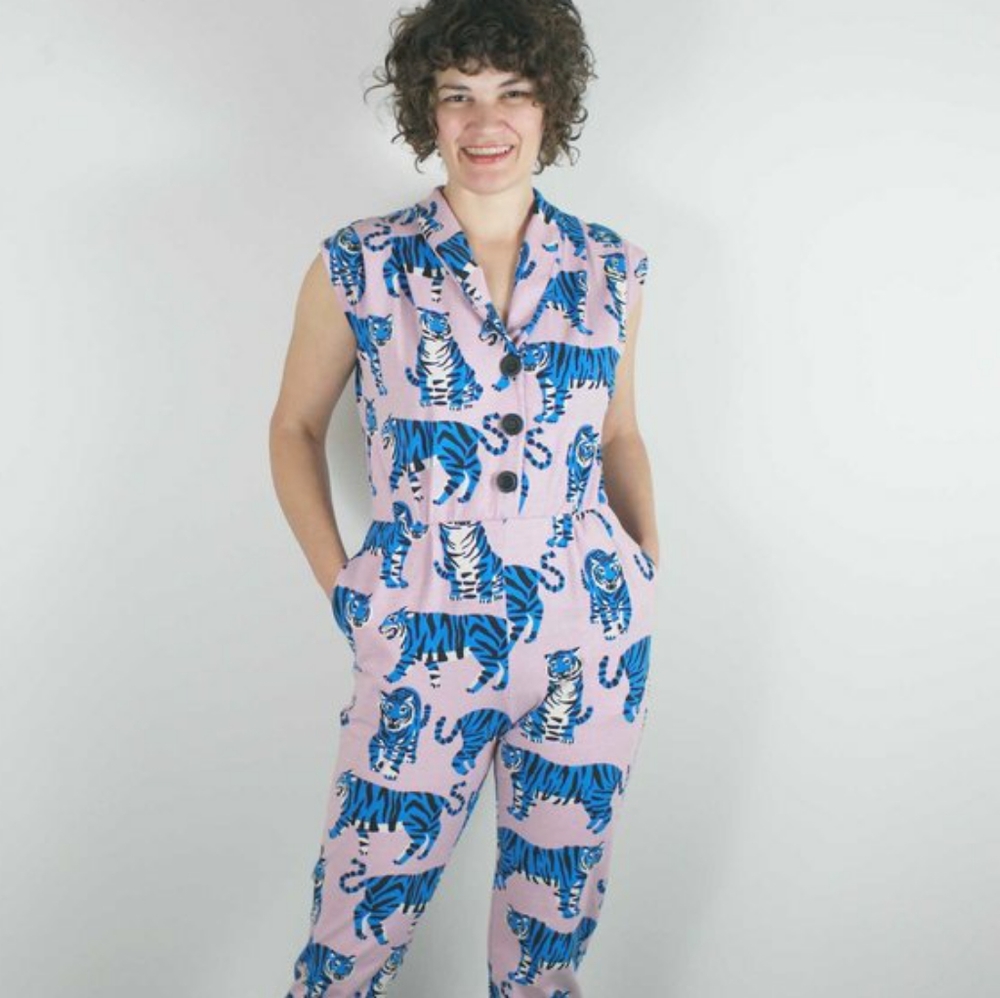 Nooworks Blue Tiger magic suit size small
